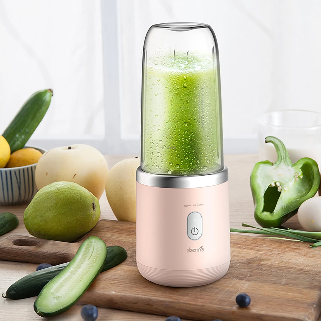 Portable Blender – USB Rechargeable Smoothie Maker